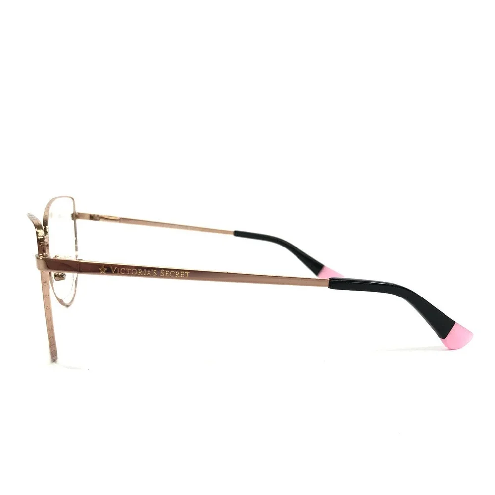 Victoria's Secret Eyeglasses Frames VS5002 028 Rose Gold Cat Eye 55-18-135